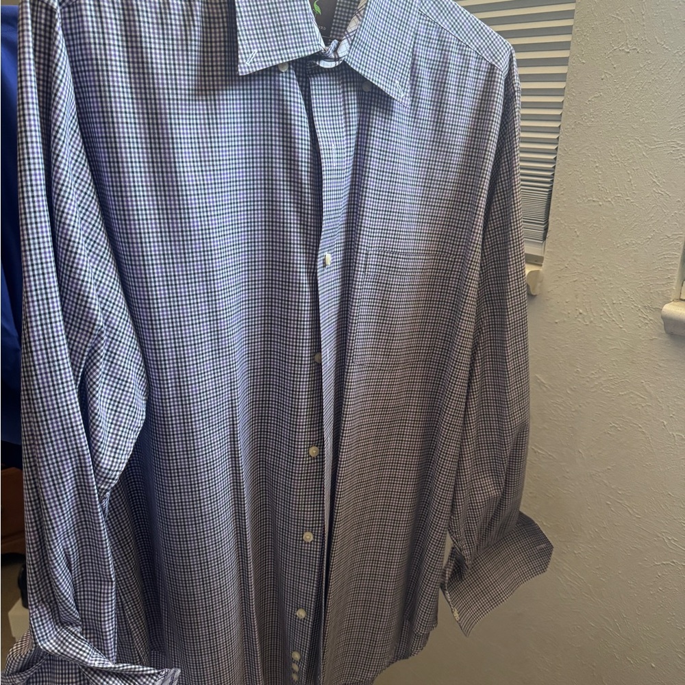 Men's TailorByrd Checkered Shirt Size XL